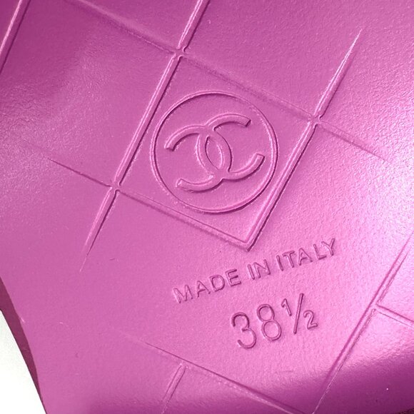 CHANEL 24C Leather Quilted Tab Turn Lock Turnlock CC Loafer Moccasin Flats - Picture 14 of 15